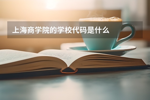 上海商学院的学校代码是什么