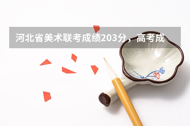 河北省美术联考成绩203分,高考成绩330-350分可以上保定学院吗
