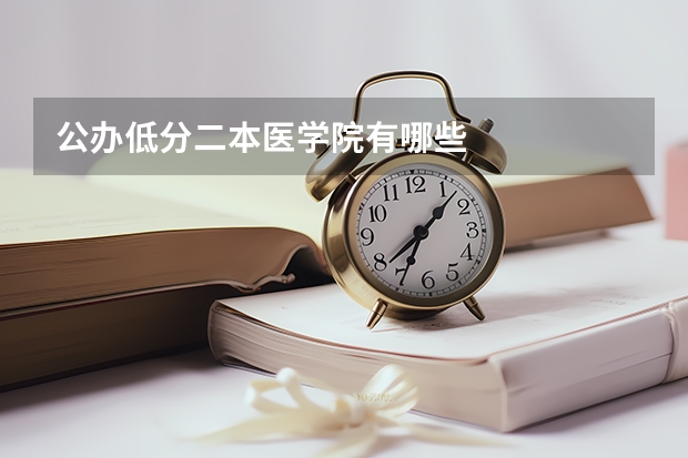 公办低分二本医学院有哪些