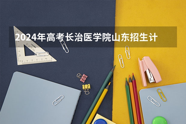 2024年高考长治医学院山东招生计划（招生人数多少）