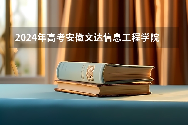 2024年高考安徽文达信息工程学院山东招生计划（招生人数多少）