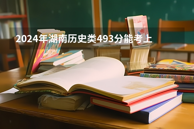 2024年湖南历史类493分能考上什么大学？
