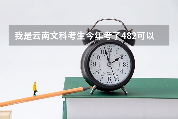 我是云南文科考生今年考了482可以报哪些学校?