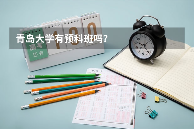 青岛大学有预科班吗?